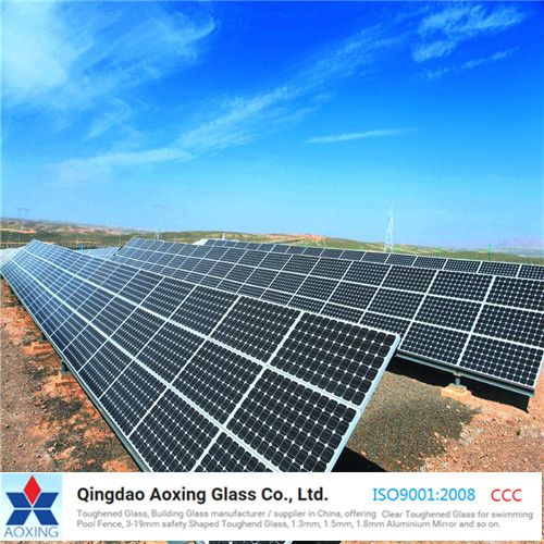 Ultra Clear Tempered Solar Glass for Solar Cell Module and Solar Water Heater